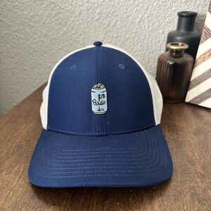 Bad Birdie Blue and White Trucker Hat